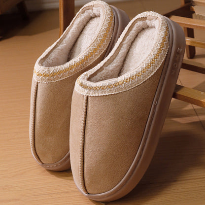 Amelia Comfort Fit House Slippers | Embroidered Plush Interior House Slippers