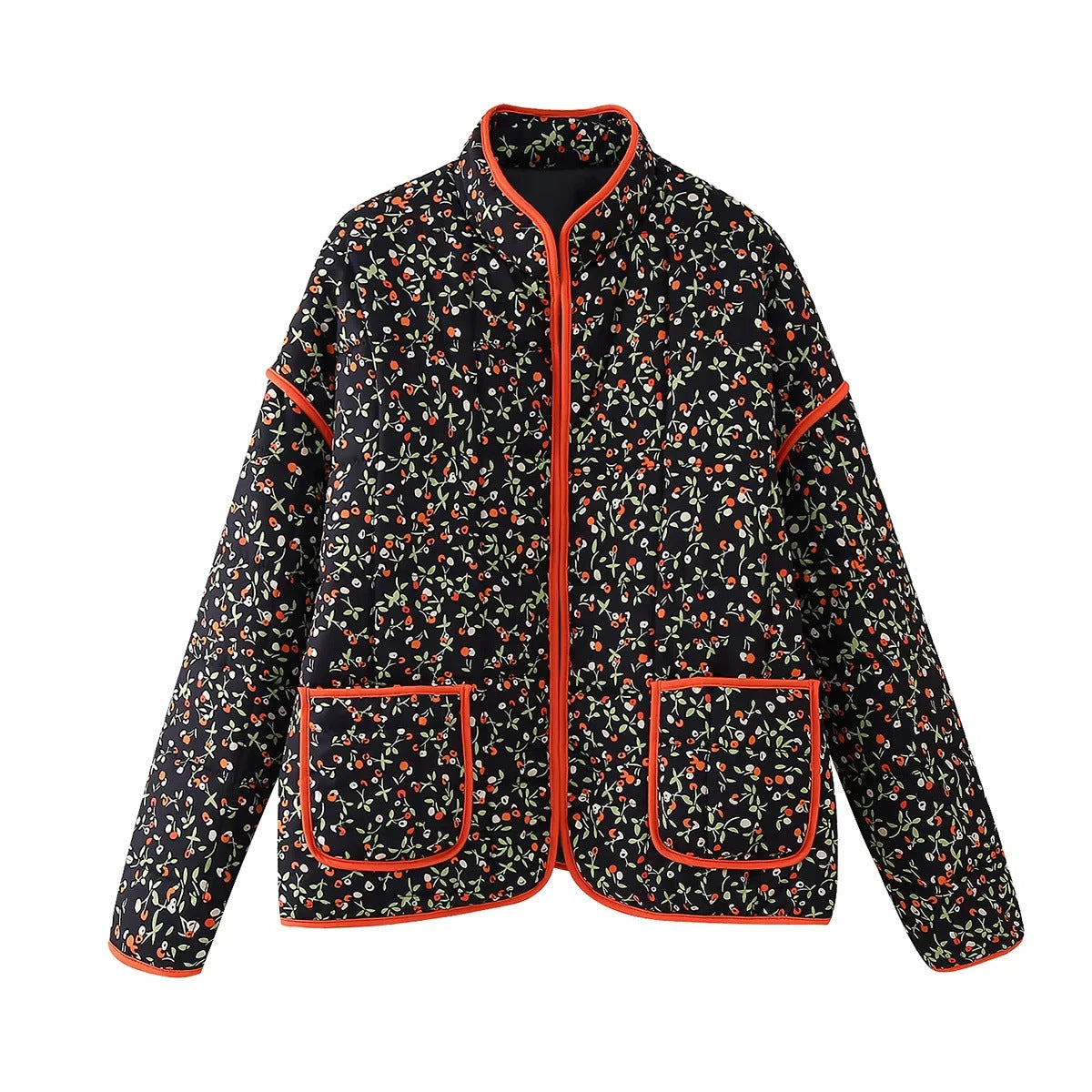 Women's abstract winter jacket