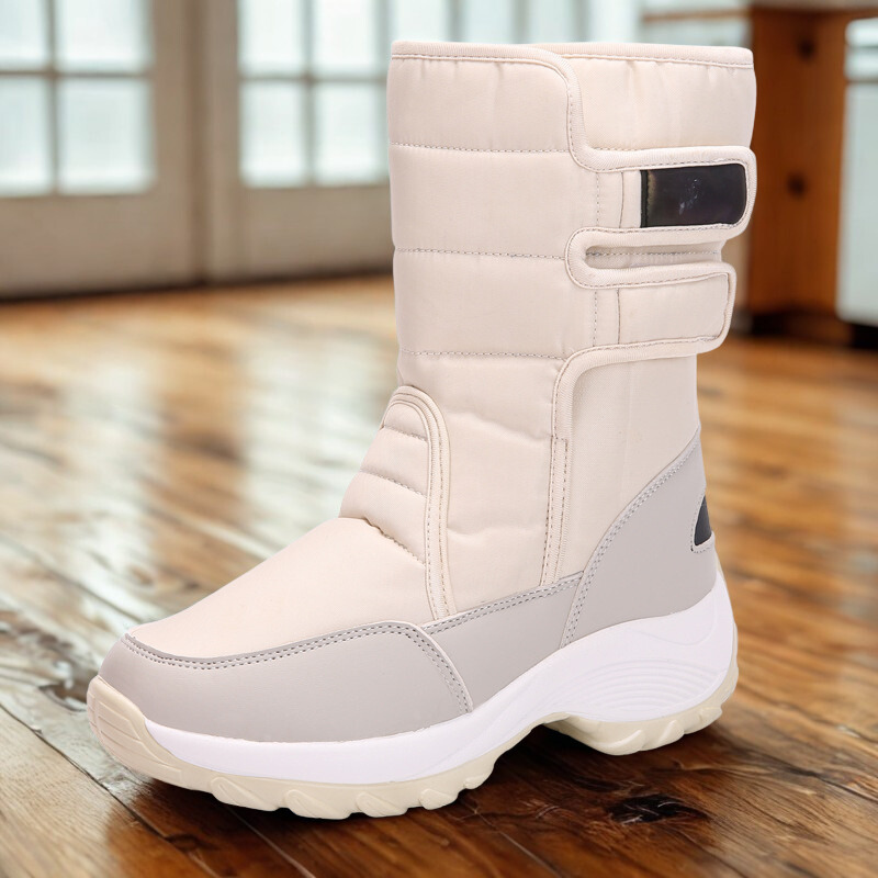 Insulated Fleece Slip-On Snow Boots