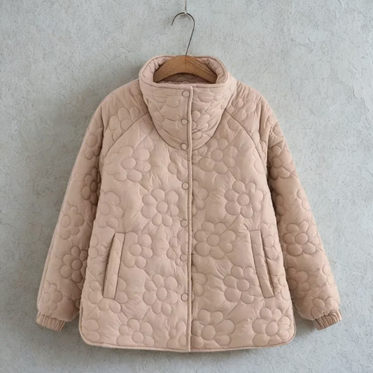 Quilted Relaxed Fit Hip Length Jacket