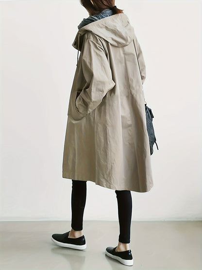 Women's khaki trench coat