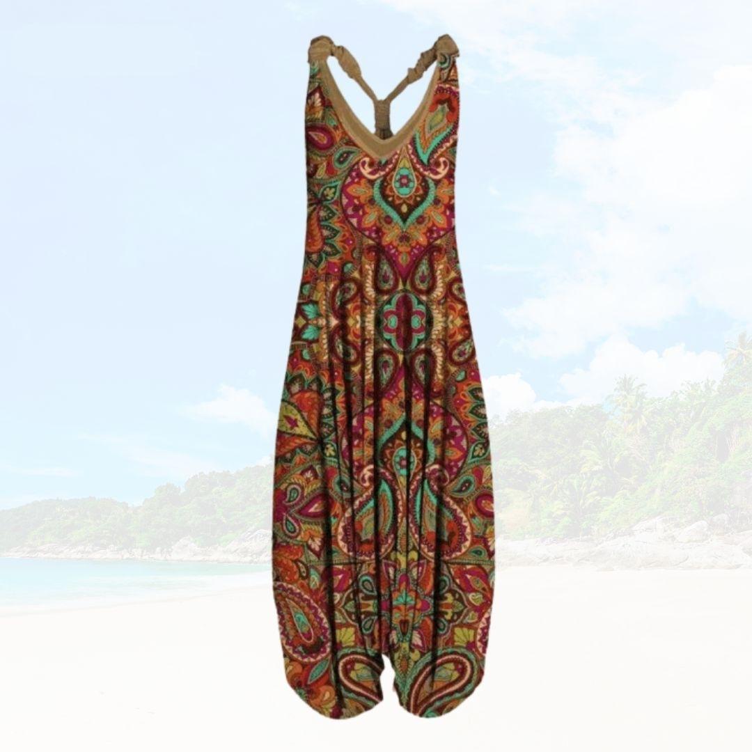 Breezy Relaxed Fit Sleeveless Jumpsuit 