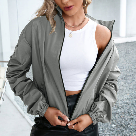 Waterproof Relaxed Fit Zip Front Jacket 