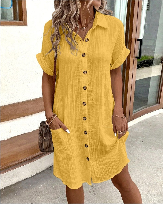 Sheryl - comfortable shirt dress