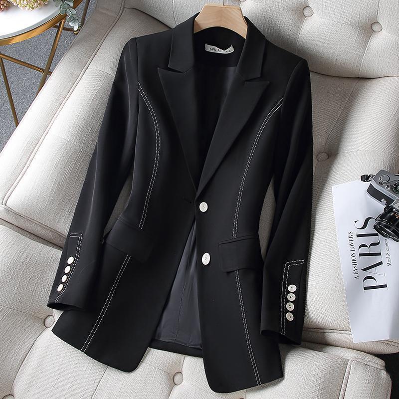 Elegant Tailored Single-Breasted Blazer