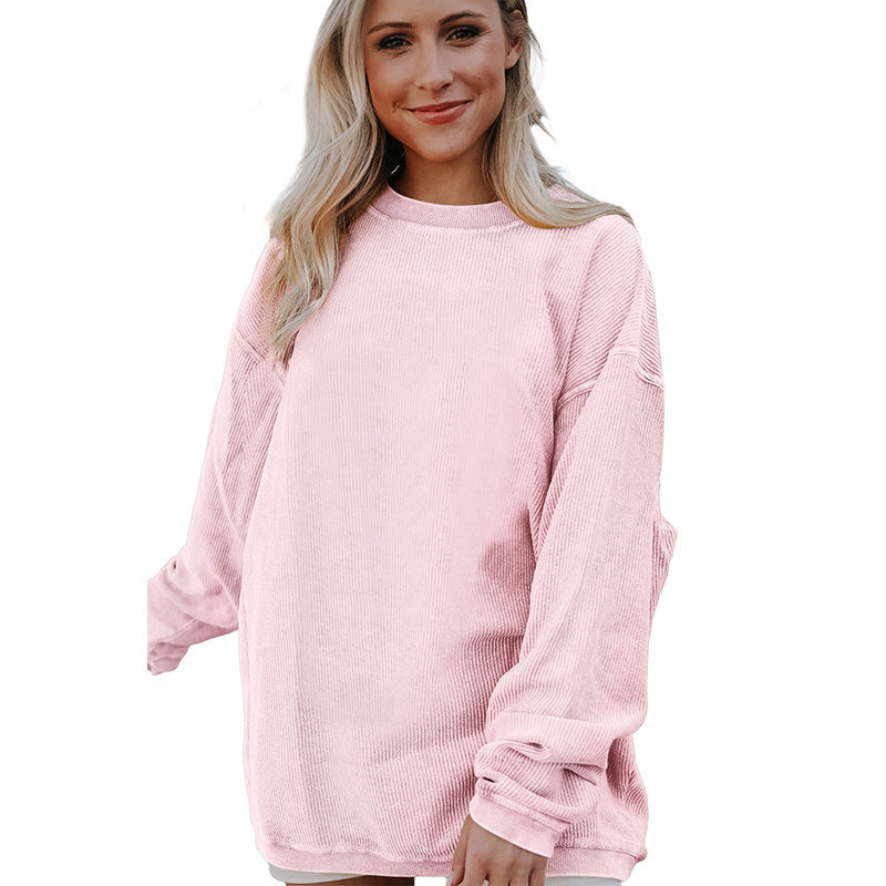 Relaxed Cotton Blend Fit Sweatshirt 