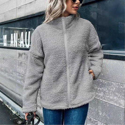 Plush Oversized Fleece Fit Jacket 