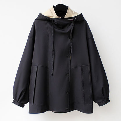Pennie - mid-length hooded cargo coat