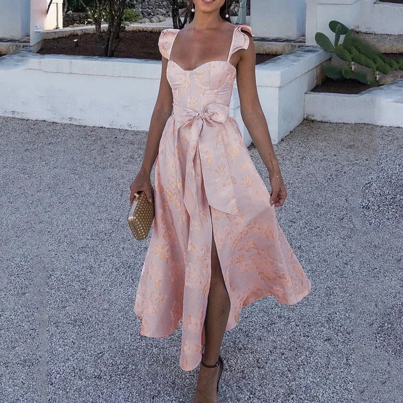 Lightweight Cotton A-Line Maxi Dress