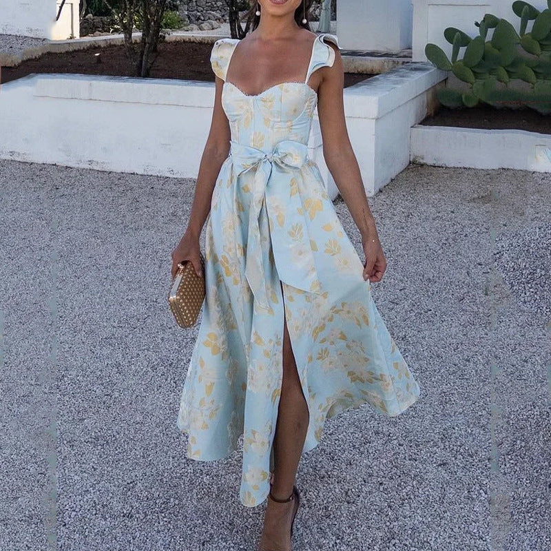 Lightweight Cotton A-Line Maxi Dress