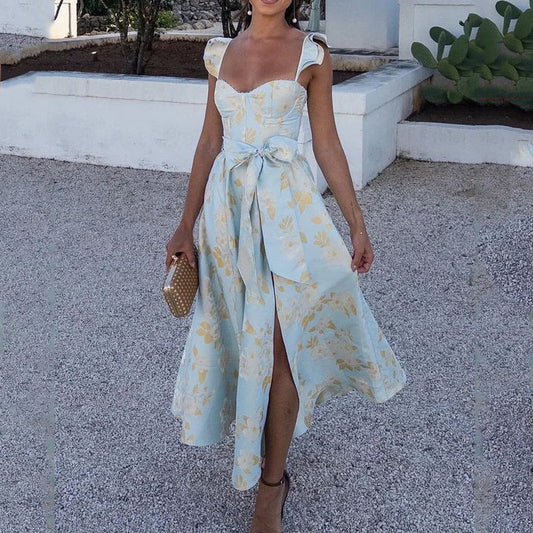 Lightweight Cotton A-Line Maxi Dress