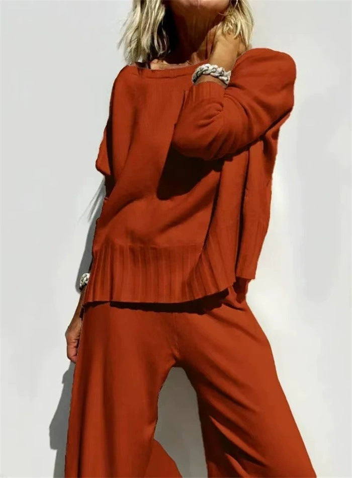 Soft Knit Oversized Loungewear Set 