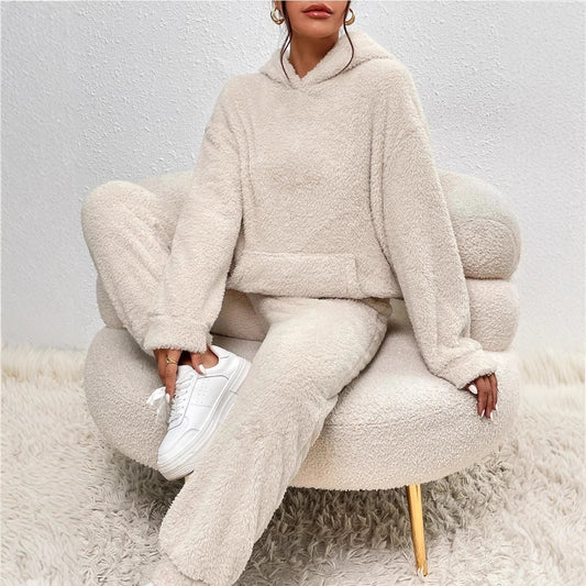 Plush Relaxed Fit Loungewear Set 