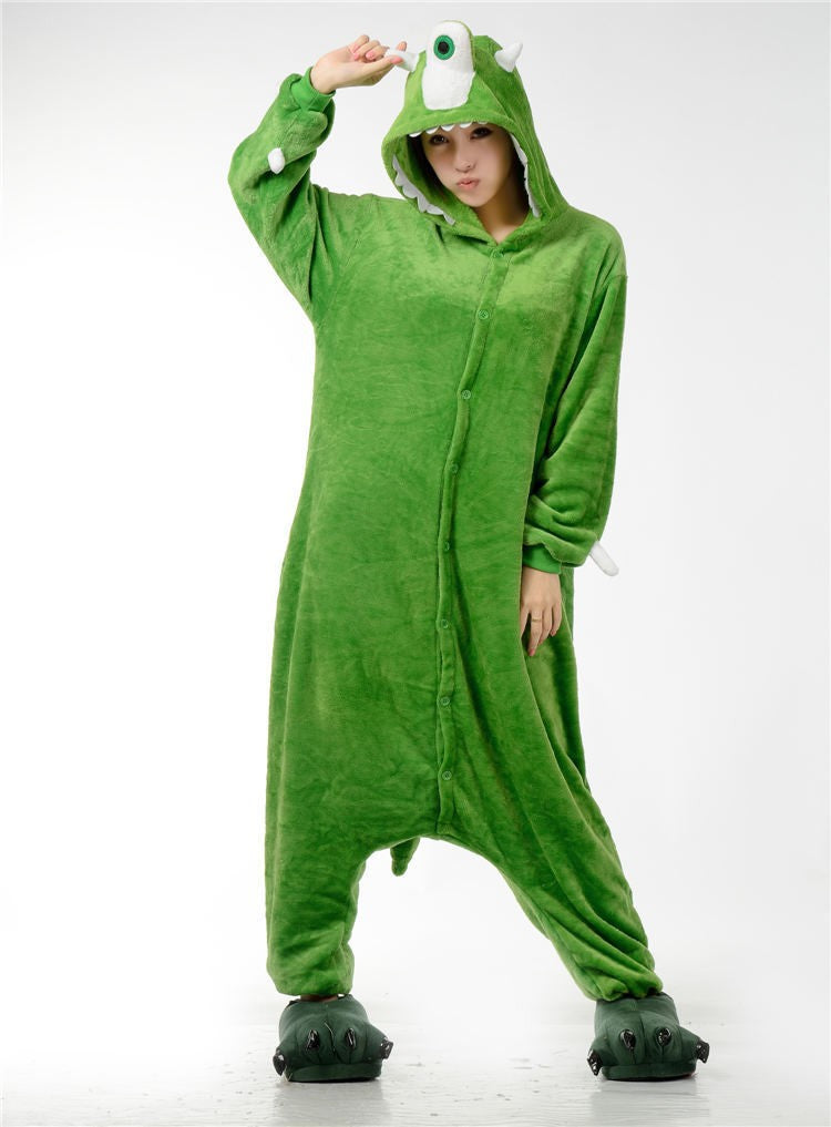 Women cartoon one-piece pajamas for autumn/winter