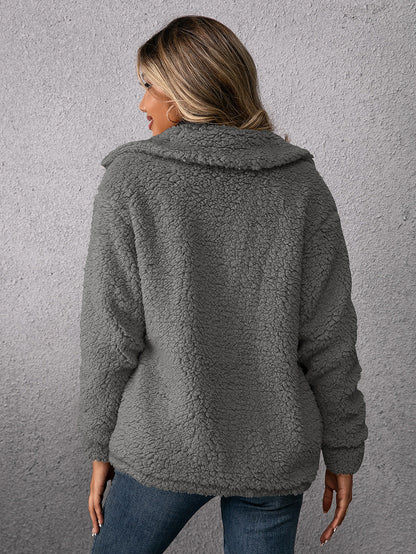 Women's comfortable jacket with pocket