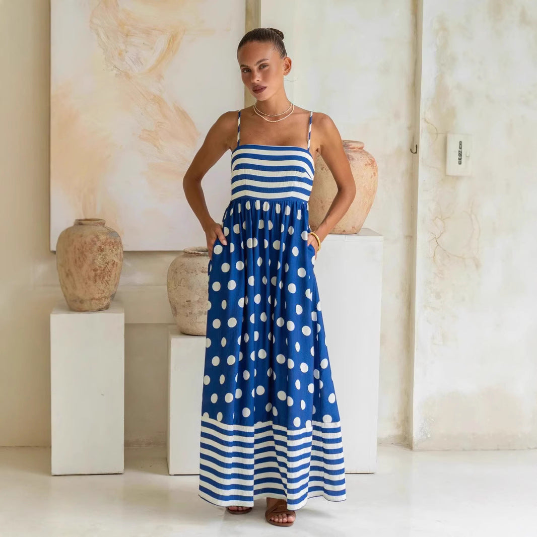 Lightweight A-Line Cotton Maxi Dress
