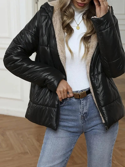 Water-Resistant Relaxed Fit Quilted Jacket 