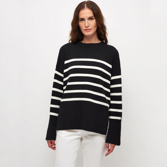 Playful, Breezy Knit Sweater Jean