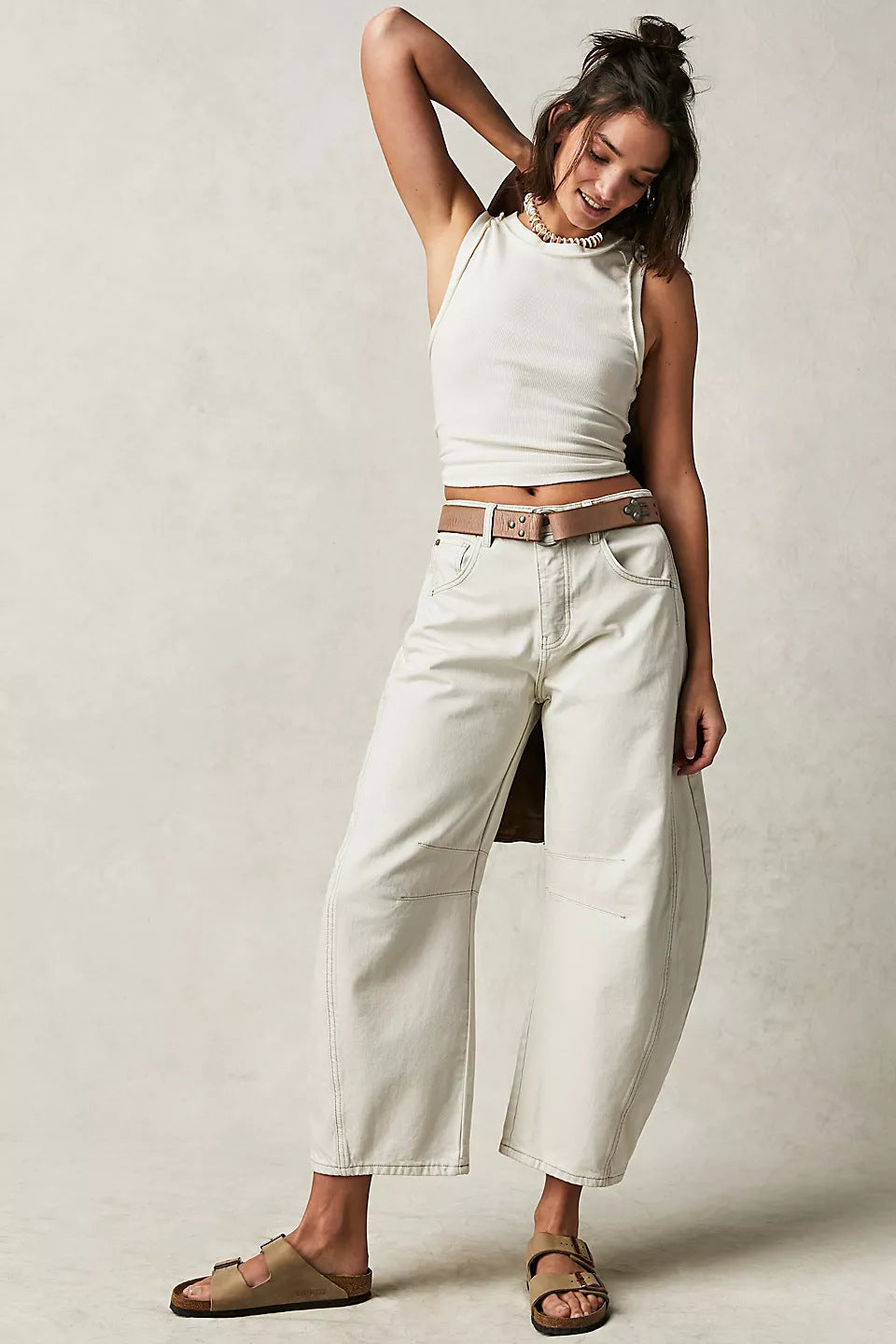 Loose Mid-Rise Retro Chic Jeans