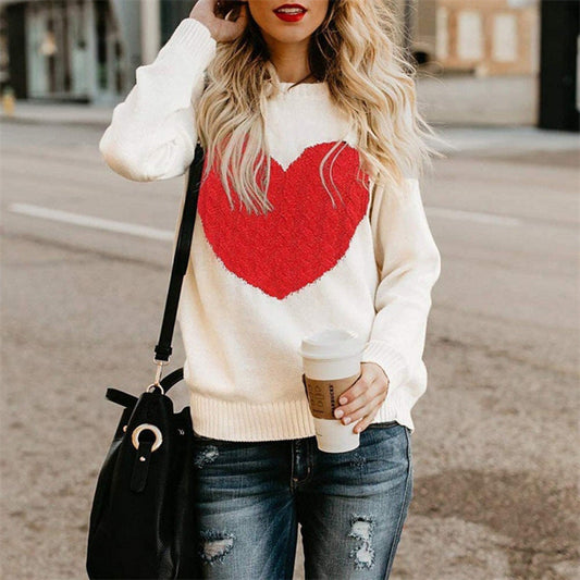 Chunky Knit Relaxed Fit Crewneck Sweatshirt