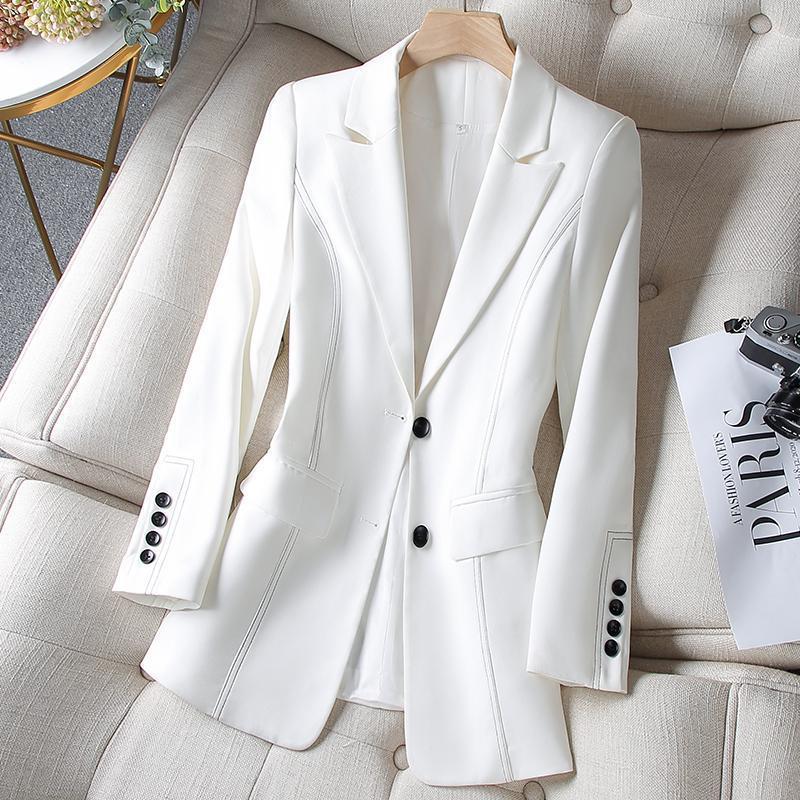 Elegant Tailored Single-Breasted Blazer