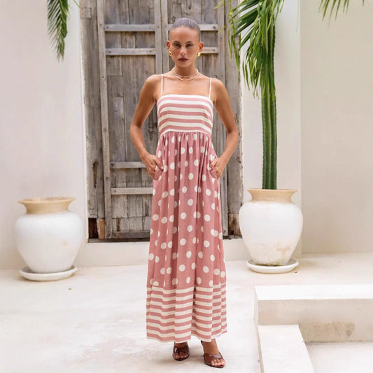 Lightweight A-Line Cotton Maxi Dress