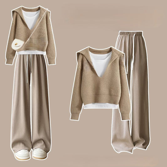 Soft Relaxed Fit Knit Lounge Set