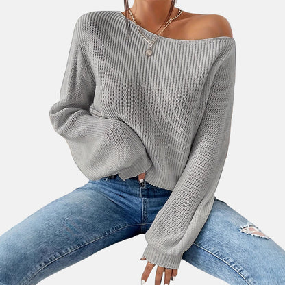 Upah - horizontal one-shoulder sweater top