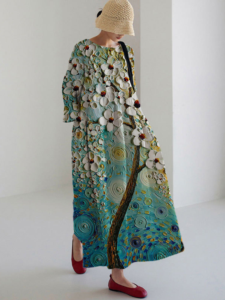 Women's Summer Dress with Floral Print