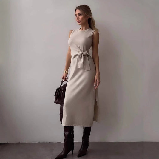 Soft Stretch Slim Fit Midi Dress
