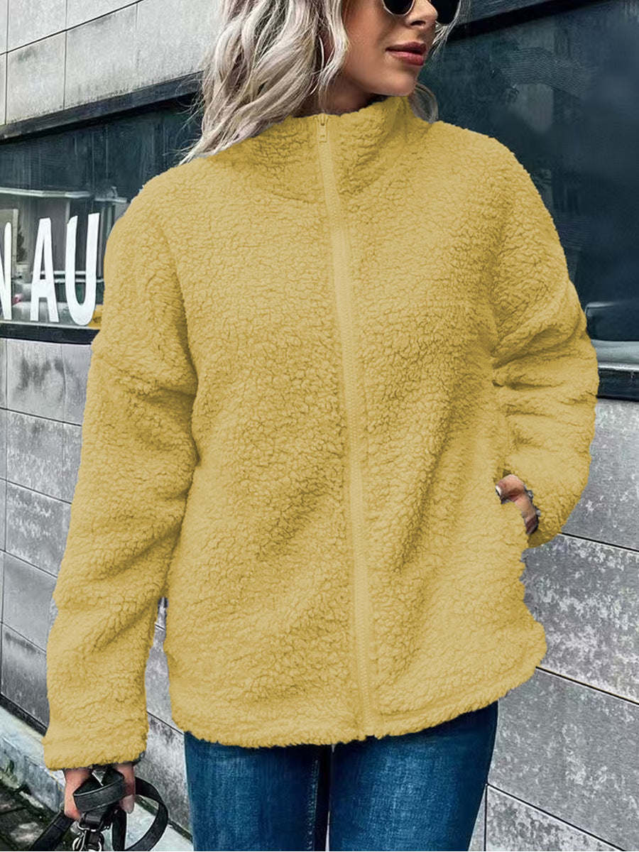 Plush Oversized Fleece Fit Jacket 