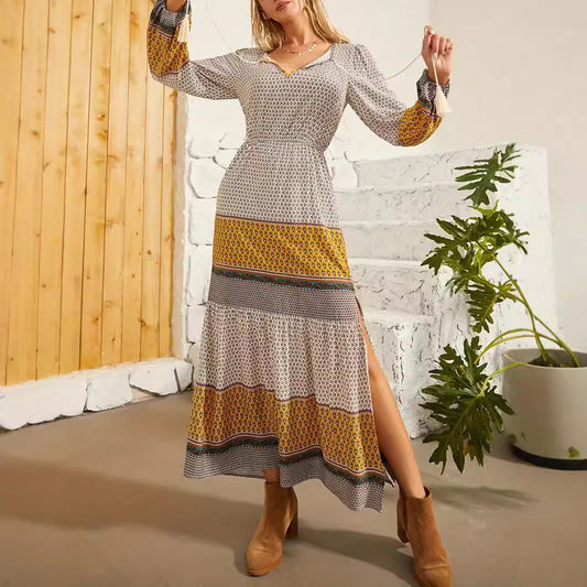 Breezy Relaxed Fit Tiered Long Dress