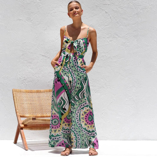 Breathable Wide Leg Spaghetti Strap Jumpsuit