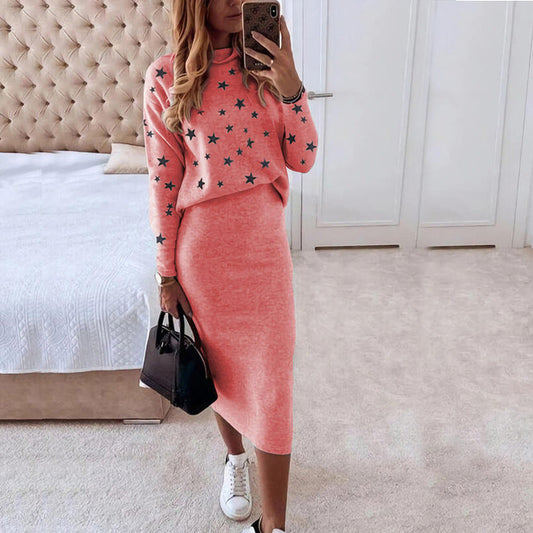Knit Star Slim Fit Two-Piece Set 