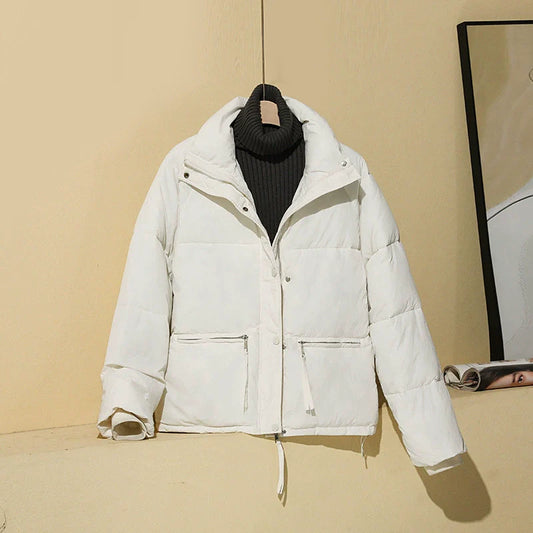 Quilted Insulated Relaxed Boxy Puffer Coat 