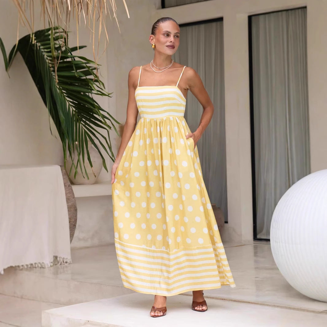 Lightweight A-Line Cotton Maxi Dress