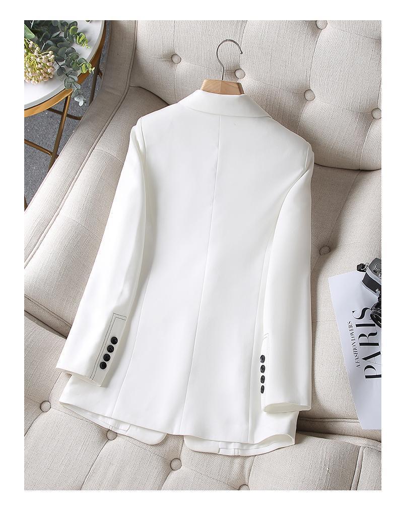 Elegant Tailored Single-Breasted Blazer