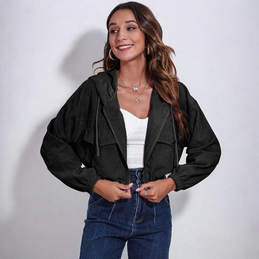 Zip Closure Modern Short Jacket