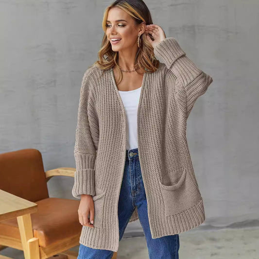 Chunky Ribbed Oversized Knit Cardigan 