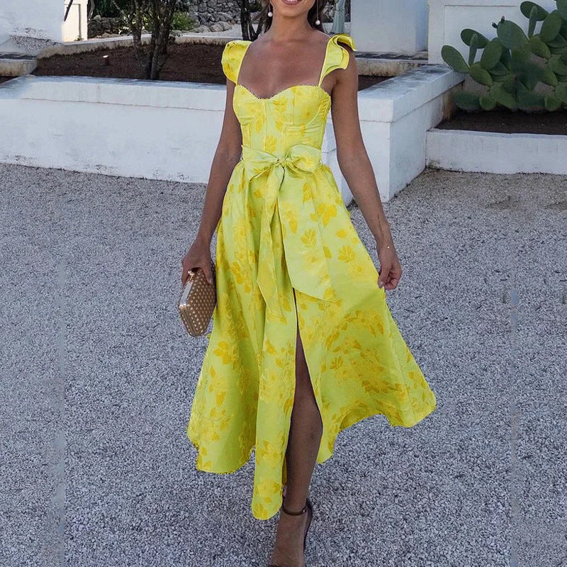 Lightweight Cotton A-Line Maxi Dress