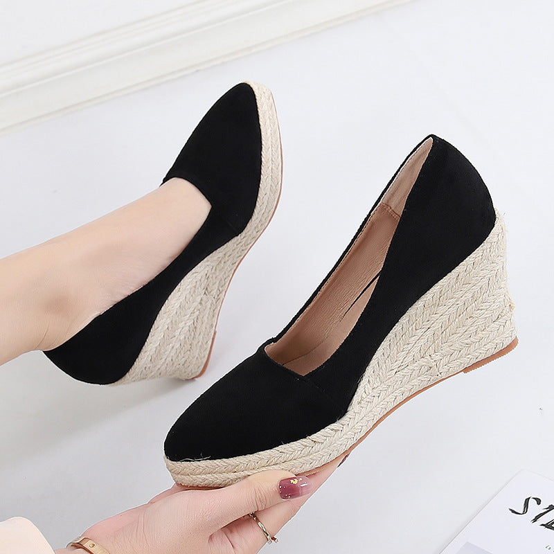 Jane - Elegant Espadrilles with Wedge Heels