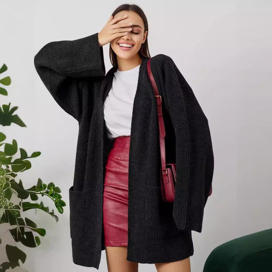 Oversized Voluminous Knit Cardigan 