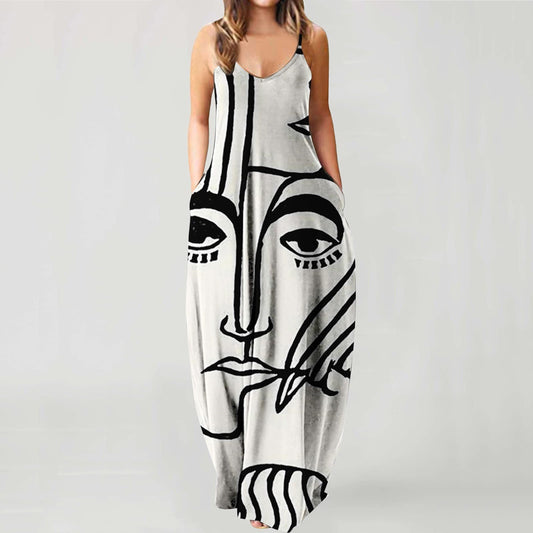 Summer Strap Long Maxi Dress