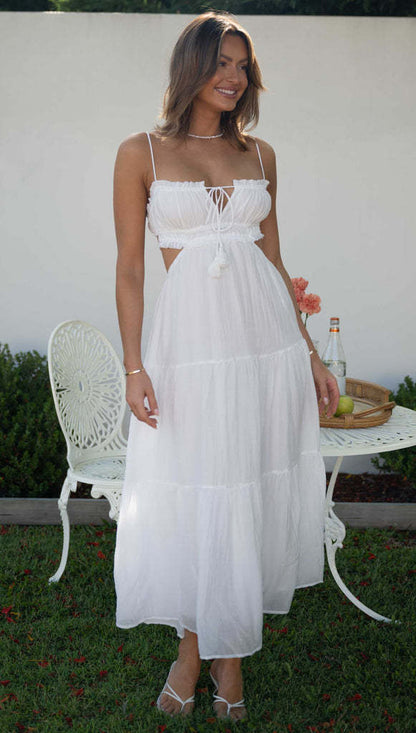 Women’s Casual Boho Maxi Dress Summer Outfit