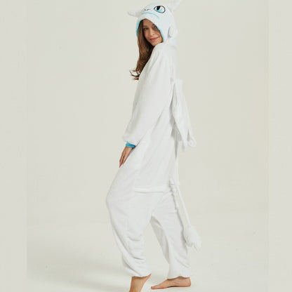 Women cartoon one-piece pajamas for autumn/winter