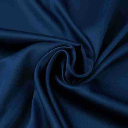 Women’s Long Dress – Satin – High Neck – Puff Sleeve – Flowing Elegant Fit