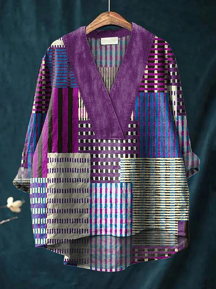 Digital Print Relaxed Fit Long Sleeve Shirt