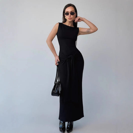 Stretch Fit Sleeveless Bodycon Maxi Dress