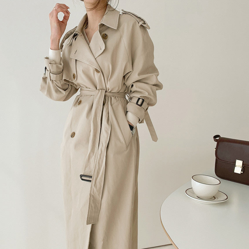 Belted Relaxed Fit Trench Coat 