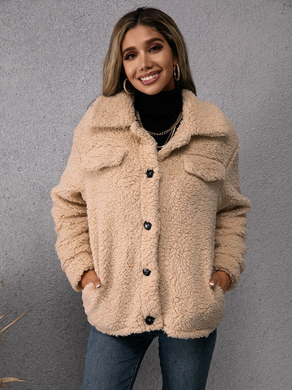 Women's comfortable jacket with pocket